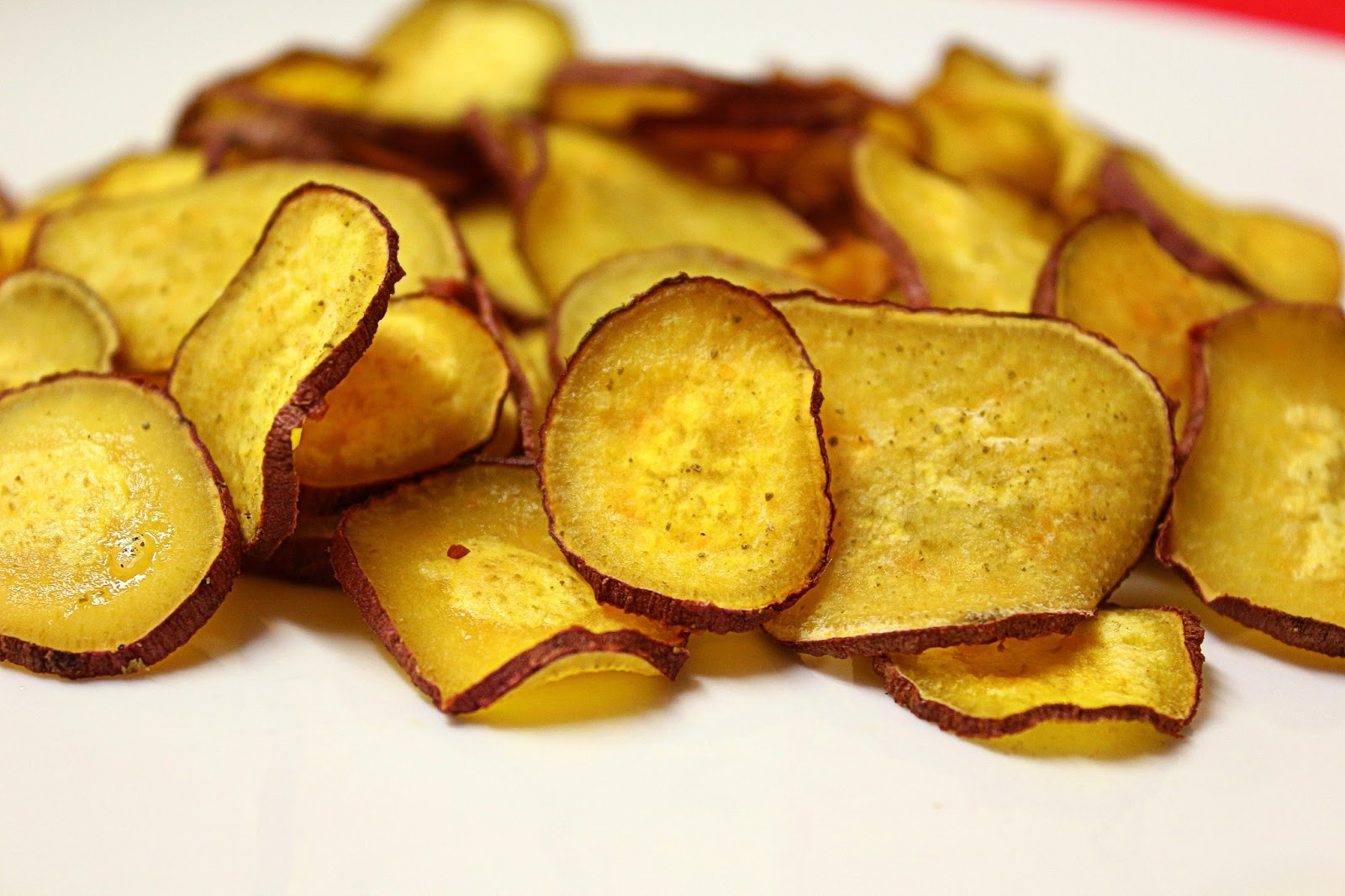 Chips de batata doce fit