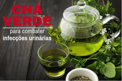 chá verde ajuda a combater infecções