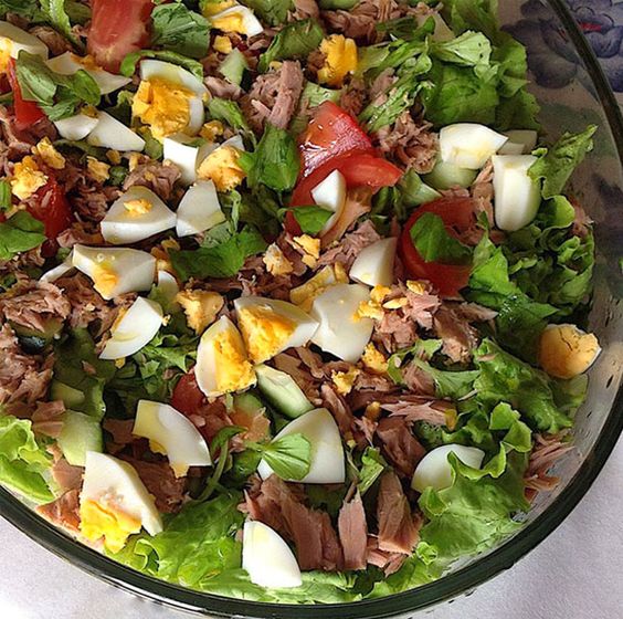 Salada de atum fit - conheça essa delicia - RECEITA FIT